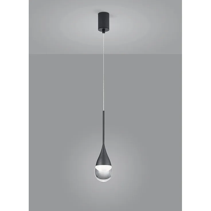 helestra DEEP Pendelleuchte schwarz eloxiert #16/2110.22
