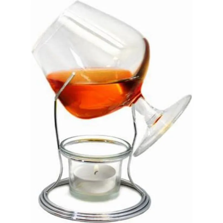 Vin Bouquet FIA 269 Brandy & Cognac Wärmer, Silber, Edelstahl, 20 x 15 x 11. 5 cm, 3