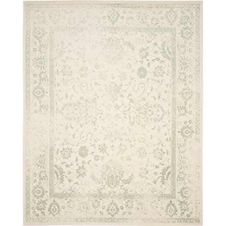 Safavieh Teppich 235x305 cm - Adirondack Collection - Groß - Transitional Design, Elfenbein & Salbei, Pflegeleichte Synthetikmischung, Ideal für Wohnzimmer, Schlafzimmer, Büro – Bild 2
