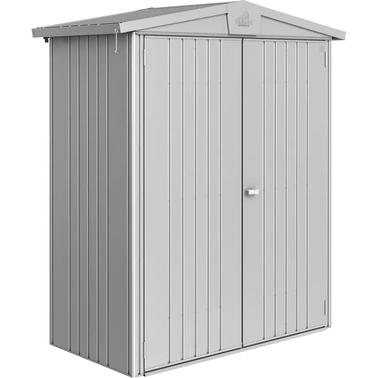 Biohort Gerätehaus Europa, 1: 172 x 84 x 196 (b x t x h) cm, silber-metallic