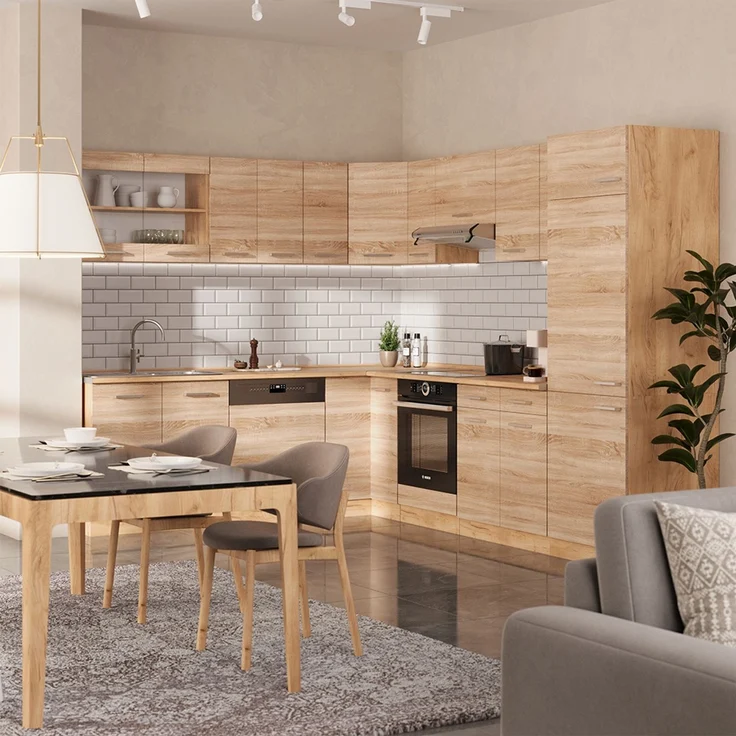 Küchenfront R-Line Sonoma 29.6 x 59 cm Möbelfront für den Hängeschrank Vicco – Bild 6