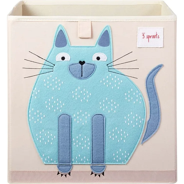3 Sprouts Aufbewahrungsbox 'Katze'