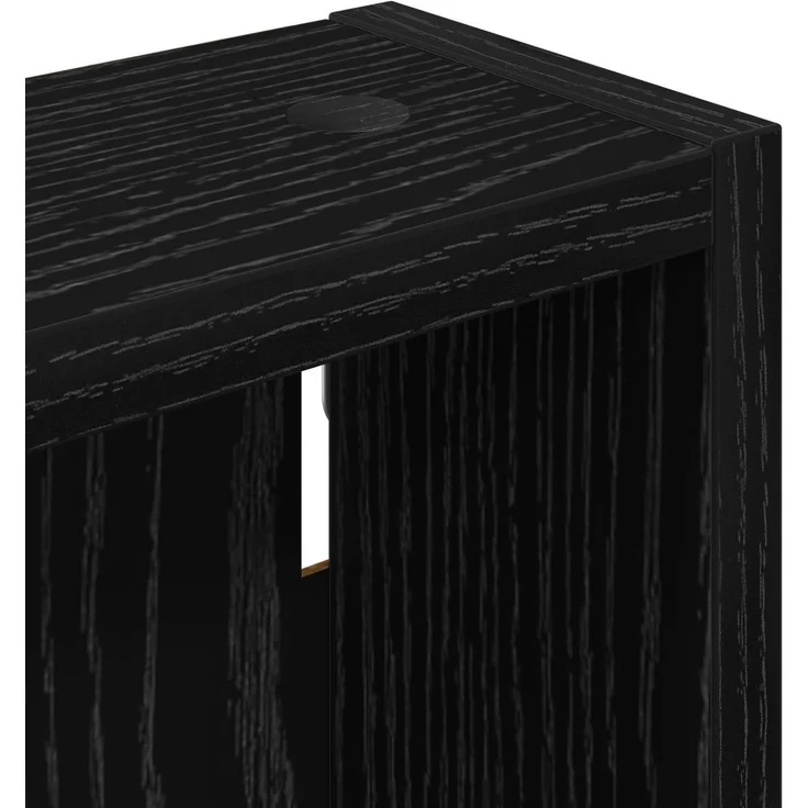 vidaXL Badezimmer-Wandschrank Schwarze Eiche 20 x 10 x 60,5 cm 889288 – Bild 9