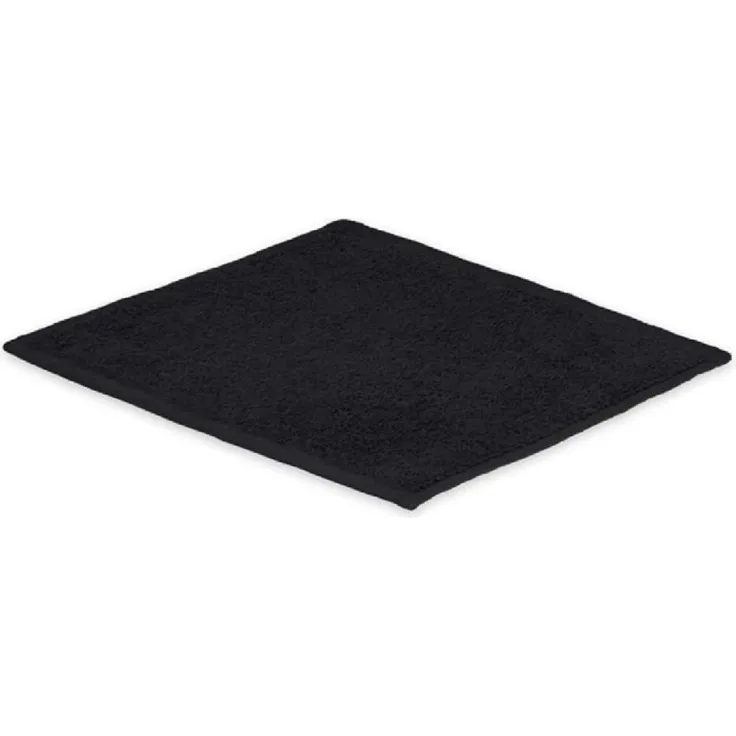 Seiftuch Frottier 500 g/m² 30 x 30 cm Schwarz