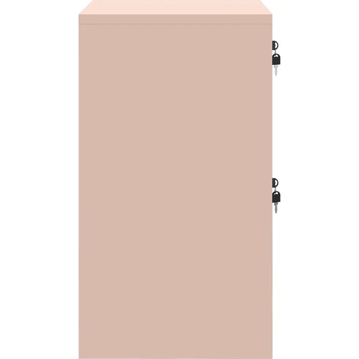vidaXL Aktenschrank Rosa 45,5 x 42 x 74,5 cm Kaltgewalzter Stahl 891611 – Bild 8