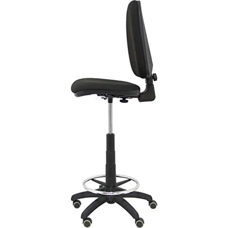 Piqueras y Crespo T04CP – ergonomischer Hocker, höhenverstellbar, Ring zum Abstützen der Füße, Rollen Schwarz – Bild 6