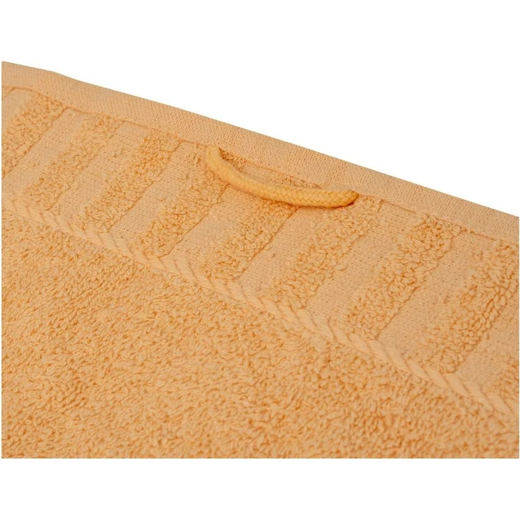 Gästetuch uni apricot, 30 x 50 cm – Bild 2