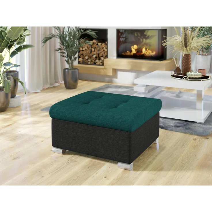 Polsterhocker Niko Klein (Farbe: Soul 20 + Soul 13) – Bild 2