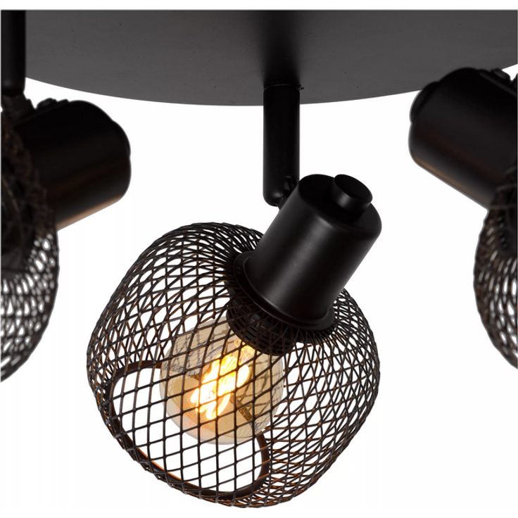 Lucide MAREN - Deckenstrahler 37 cm - 3xE14 Schwarz19194 – Bild 3