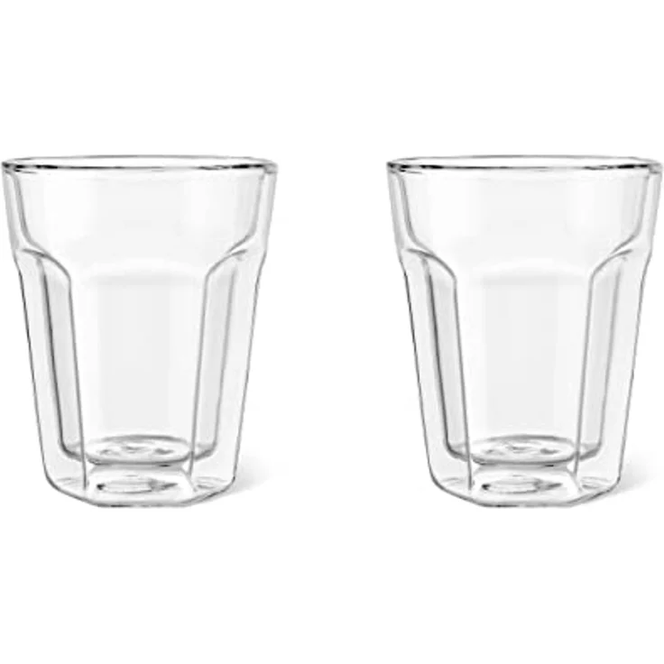 1x2 Leopold Vienna Kaffee Glas 220ml doppelwandig – Bild 2