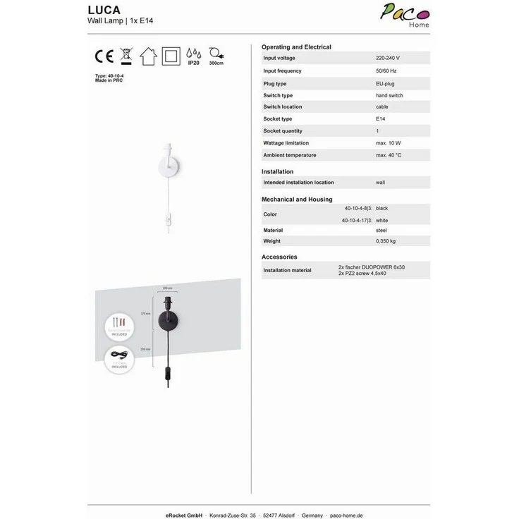 Paco Home Wandleuchte Diamond 638, ohne Leuchtmittel, Lampe Kinderzimmer âˆ…18cm Dschungel Tier-Motiv Kabel 3m E14 – Bild 3