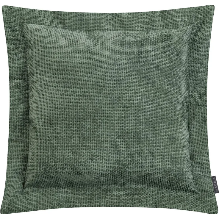 Magma Heimtex Dekokissen ARLO Flatterkissen, Elegantes Zierkissen mit samtiger Struktur und zeitlosem Design