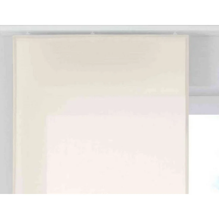 Gardinenbox Schiebegardine (2 St), Paneelwagen, halbtransparent, Flächenvorhänge »Nizza« Baumwoll-Voile 2019032-2 – Bild 4