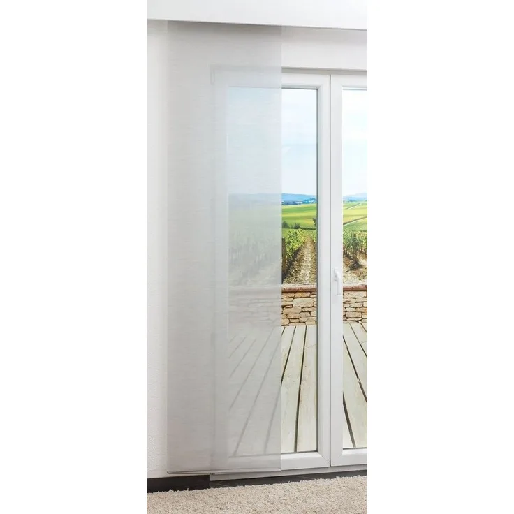LYSEL® Schiebegardine Textur, (1 St), transparent, HxB 245x60cm