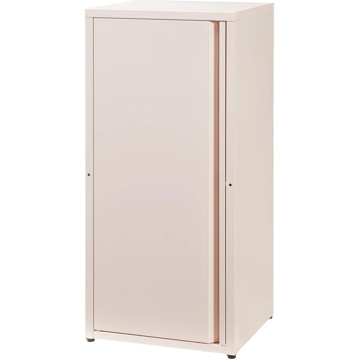 [en. casa] 'Burlöv' Metallschrank, Stahl, 88 x 40 x 35 cm, Rosa – Bild 2