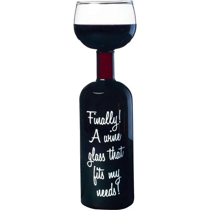 BigMouth Inc Ultimative Weinflasche Glas
