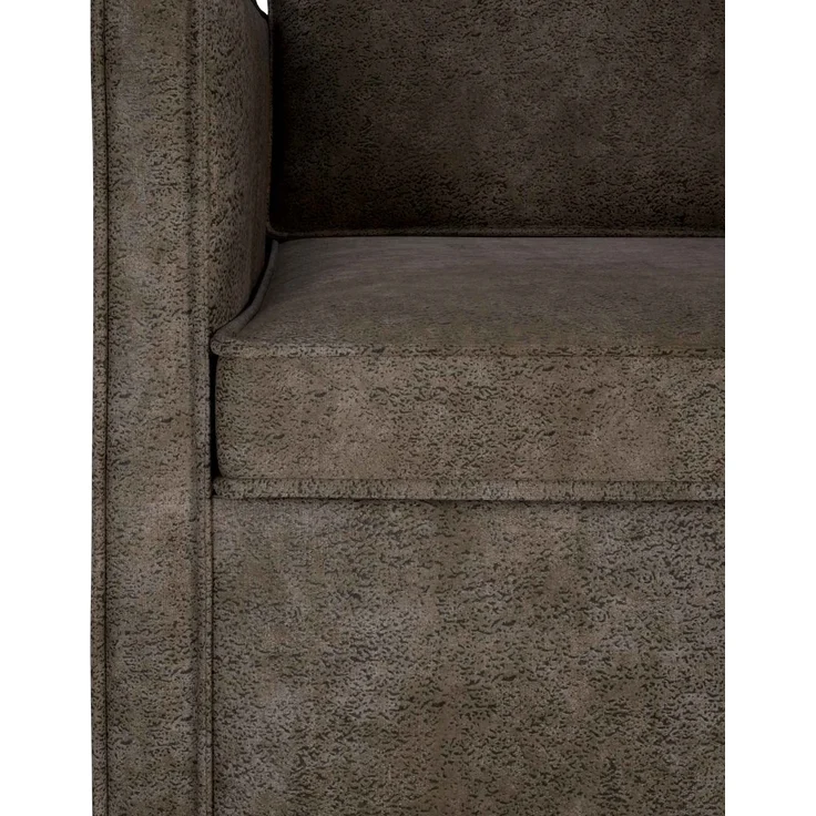 vidaXL 3-Sitzer Sofa Dunkelgrau 190 x 81 x 82 cm Kunstwildleder 42041001 – Bild 6