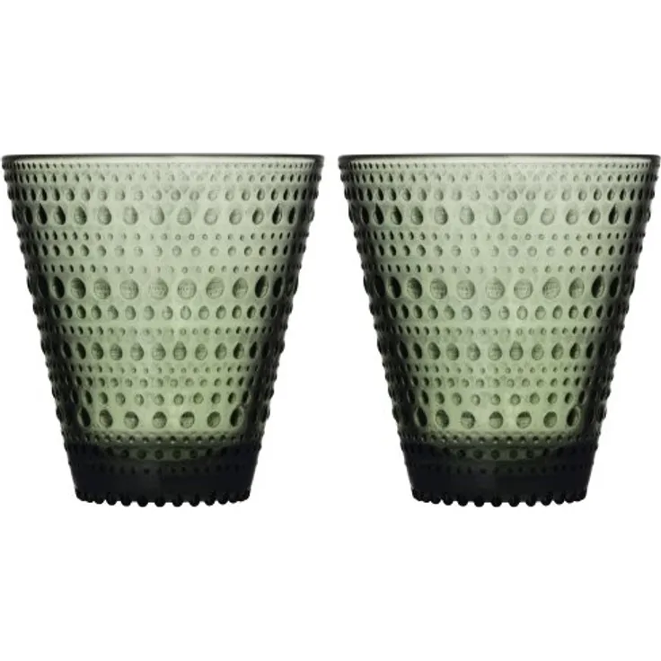 Iittala Gläser Kastehelmi Pine Green (2-teilig) 1070591