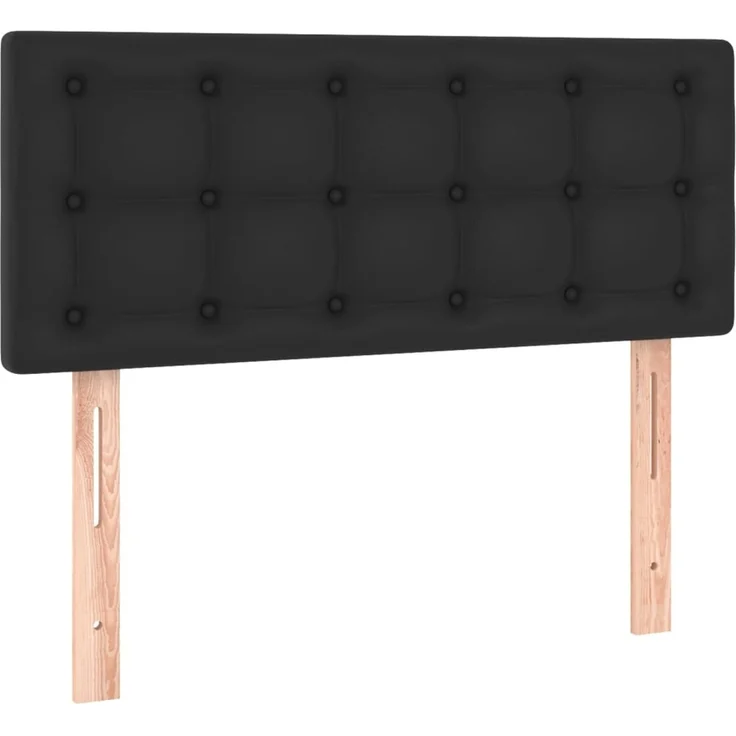 vidaXL LED Kopfteil Schwarz 90x5x78/88 cm Kunstleder 3121690 – Bild 4