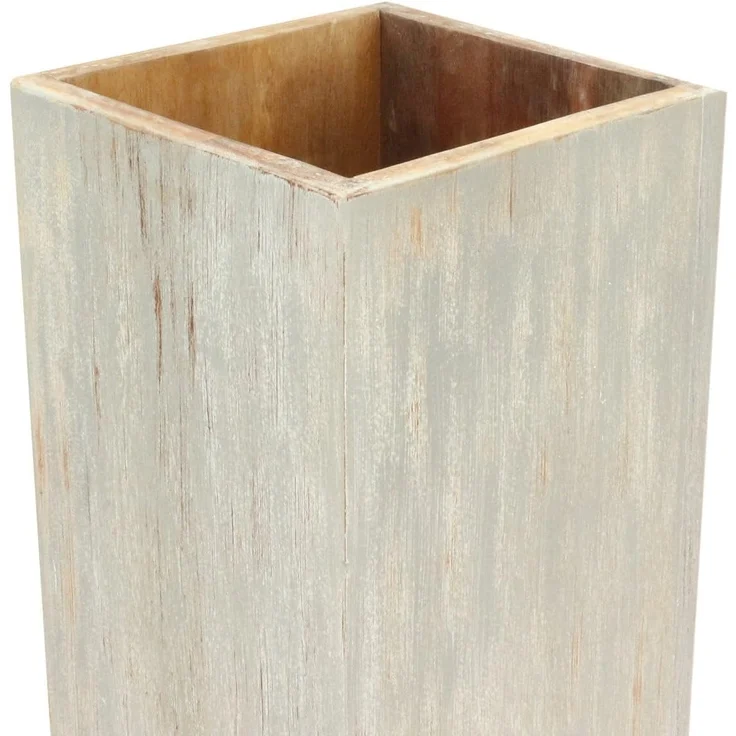 Oriental Galerie Blumenhocker Holz Säule Viereckig Podest grauwash klein 65 cm (1 St) – Bild 6