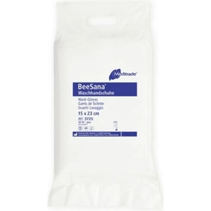 MediTrade Einmal-Waschhandschuh Meditrade Waschhandschuh, Molton 80 g