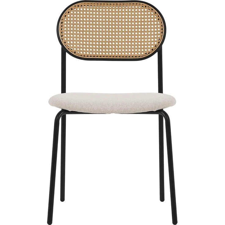 ML-DESIGN Stuhl Esszimmerstühle Rattanstuhl Polsterstühle Akzentstühle für Esszimmer (2 St), Beige Esstischstühle mit Rückenlehne aus Rattan 2er Set Küchenstuhl – Bild 4