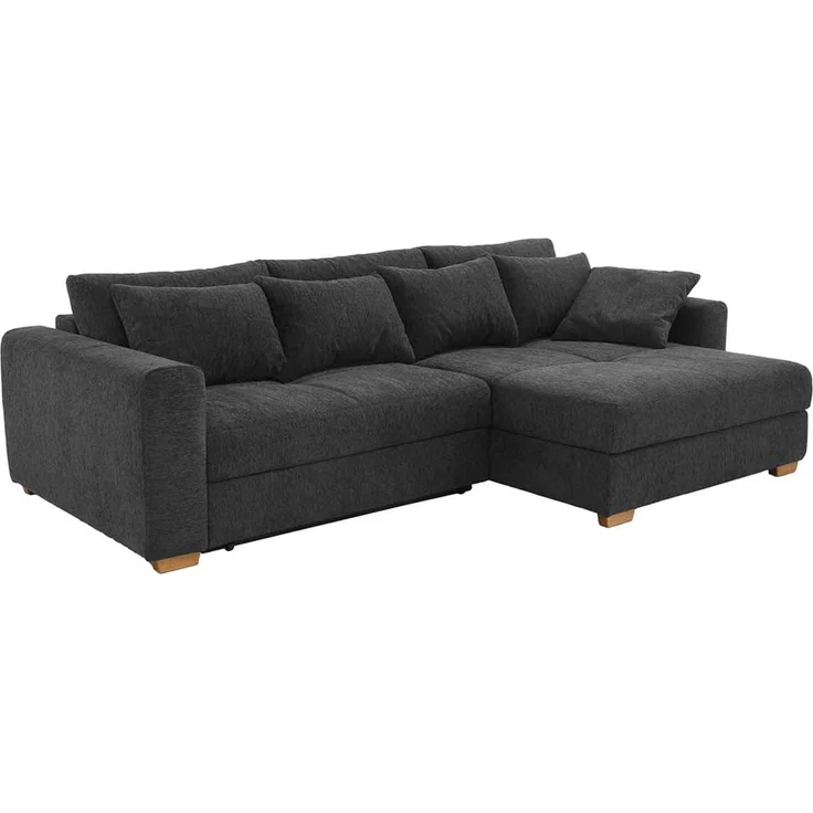 Jockenhöfer Gruppe Ecksofa Kampen L-Form, Bettfunktion, Federkern, Bettkasten, Ottomane links oder rechts – Bild 3