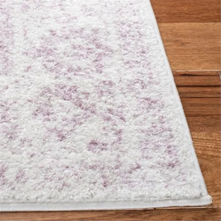 Safavieh Akzent-Teppich 91x152 cm - Adirondack Collection - Transitional Design, Elfenbein & Lavendel, Pflegeleichte Synthetikmischung, Ideal für Wohnzimmer, Schlafzimmer, Büro – Bild 3