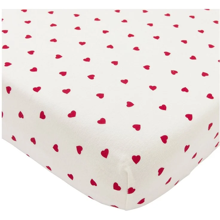 Meyco Spannbettlaken Print - Jersey - Sweet Heart – Bild 1