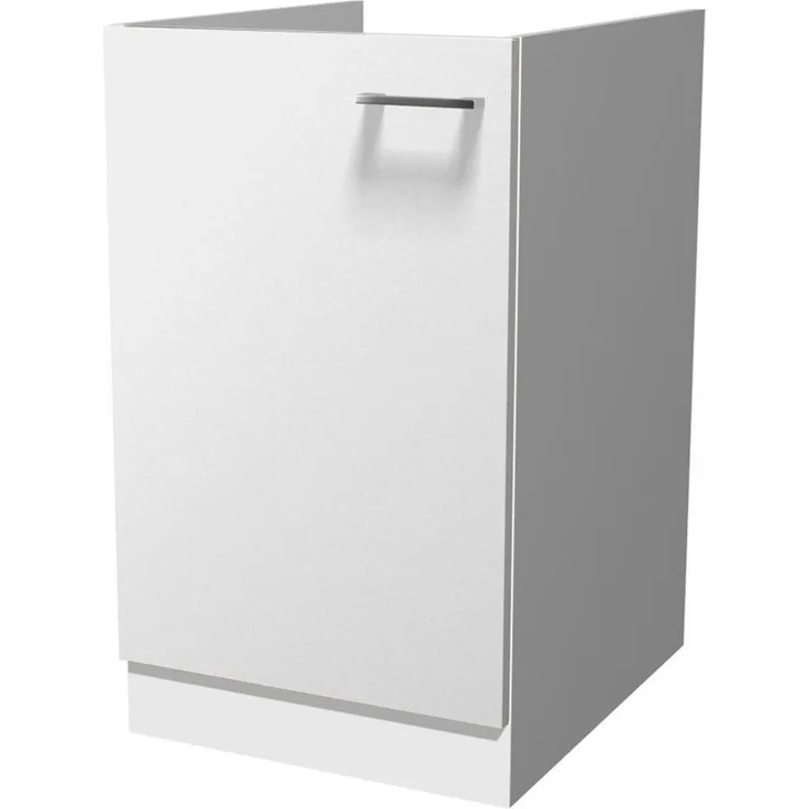 Flex-Well Spülenunterschrank Spülenunterschrank ohne Arbeitsplatte - 50 cm breit - Weiß – Toska