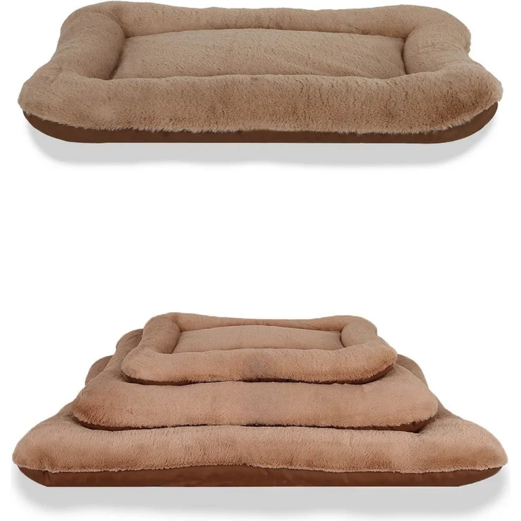 Paws & Whiskers 'Sally Dog XL - Brown' Haustierbett, Braun, 110 x 85 x 12 cm – Bild 3