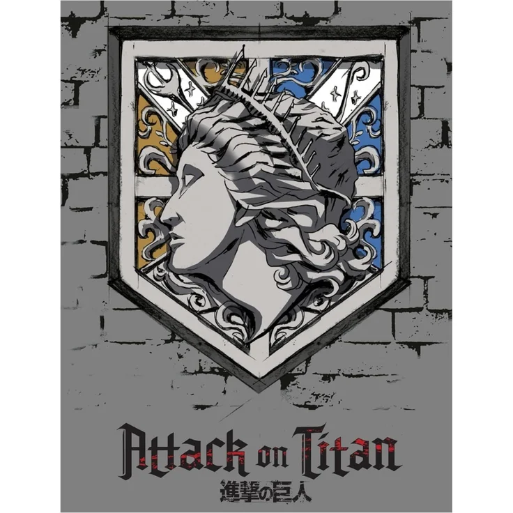 Attack on Titan Decke 130 x 170 cm Kuscheldecke weich Wohndecke – Bild 1