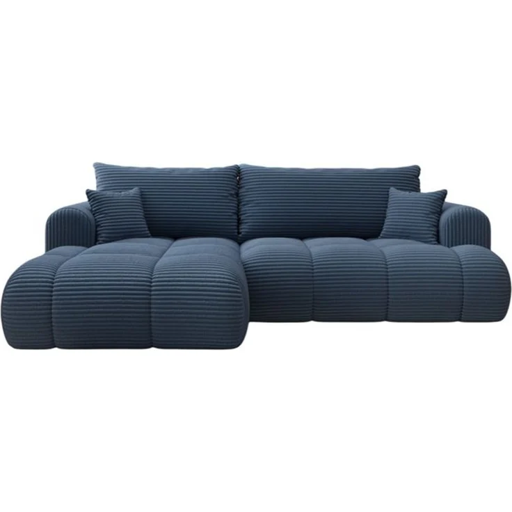 thematys Ecksofa TREVIO 260 x 165 cm, mit Schlaffunktion, mit Bettkasten, Blau (Tilia 77), Ausrichtung links – Bild 6