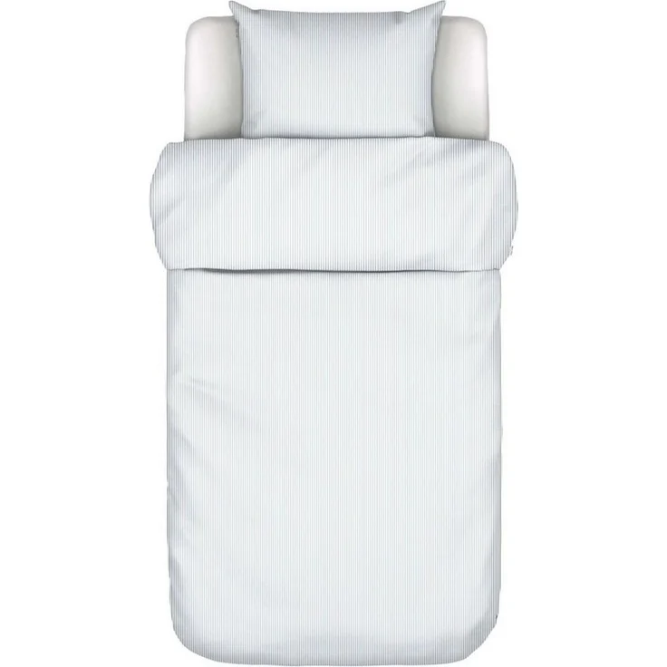Marc O'Polo Home Bettwäsche Classic fine stripe, Baumwolle Leinenoptik, 2 teilig, mit Streifen – Bild 1