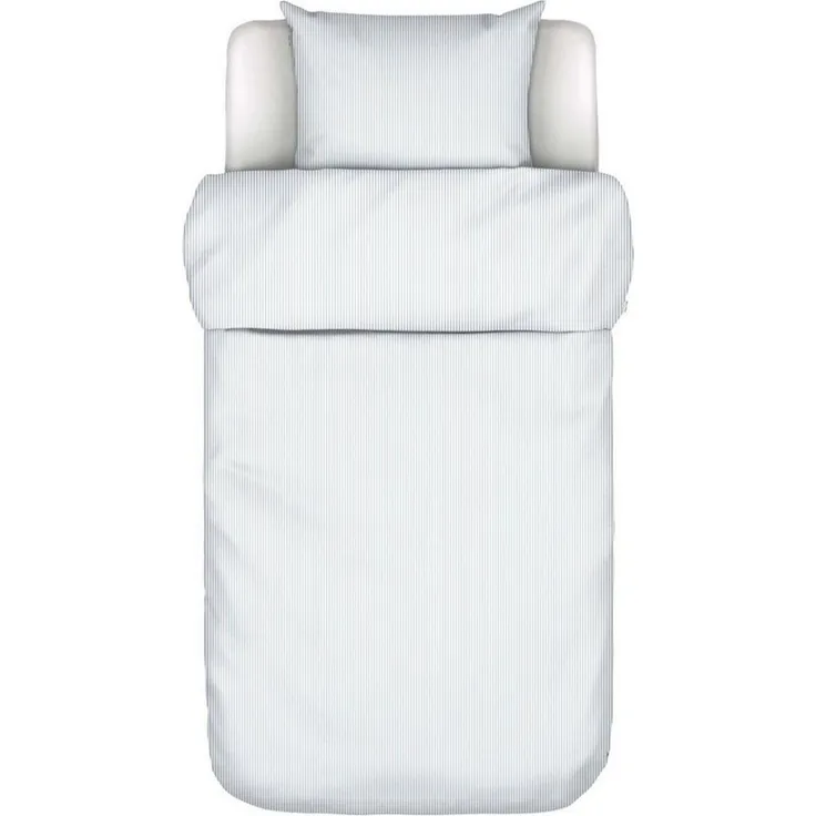 Marc O'Polo Home Bettwäsche Classic fine stripe, Baumwolle Leinenoptik, 2 teilig, mit Streifen
