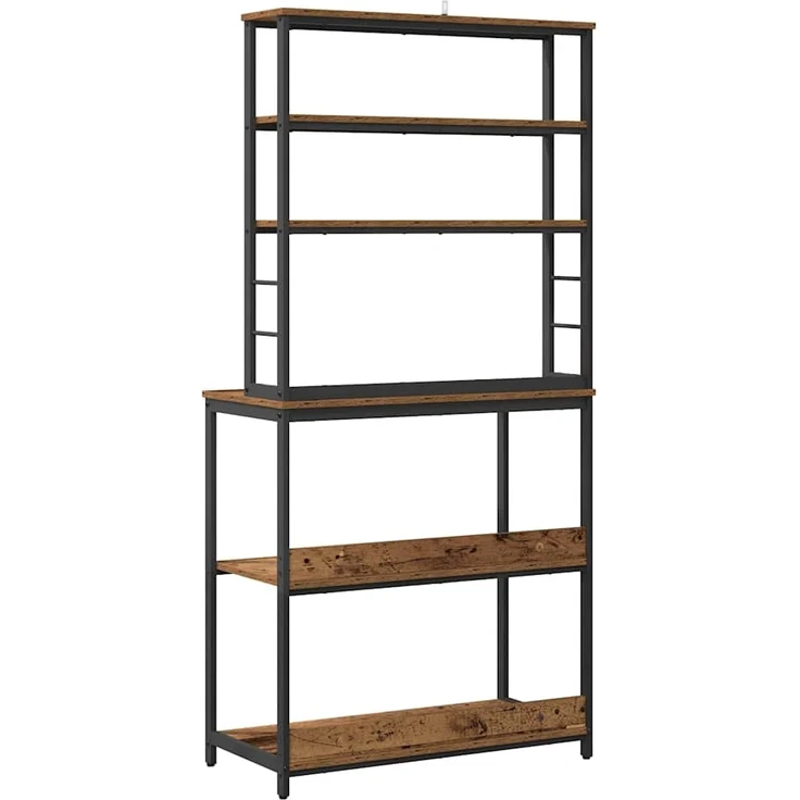 vidaXL Küchenregal Altholz 80 x 40 x 168 cm Holzwerkstoff 883890 – Bild 7