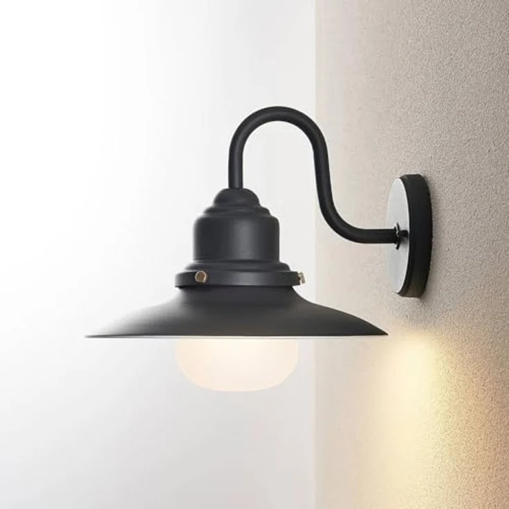 Lindby Außen-Wandleuchte Roisin, Metall, Alu IP44, 1 x 60 W – Bild 5