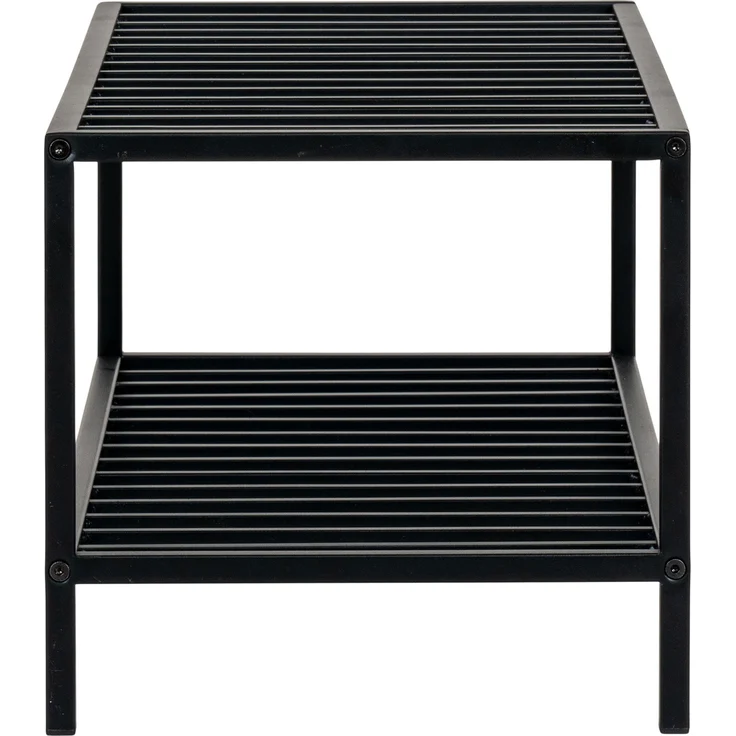 House Nordic Schuhregal, 2 Einlegeböden, schwarzes Stahlgestell, 79x34 cm – Bild 5