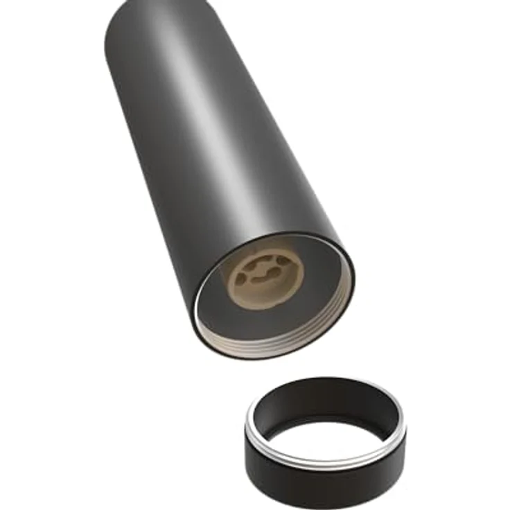 CALEX Pendelleuchte GU10, 3-flammig, Höhenverstellbar bis 1,5 m, Zylinder aus Aluminium, Matt Schwarz – Bild 3
