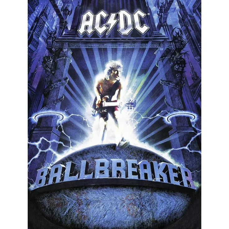 Wohndecke AC/DC Ballbreaker 150x200 cm weich und kuschelig Coral Fleecedecke, BERONAGE