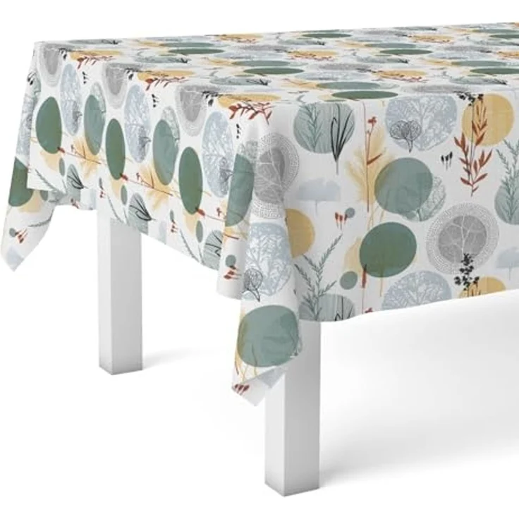 Martina Home Siena Wachstuchtischdecke, grün, 100 x 140 cm – Bild 1