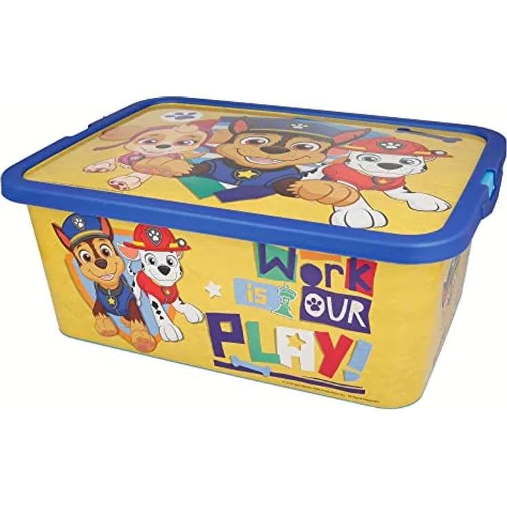 Spielzeugkiste ca. 40 x 29 x 16 cm Aufbewahrungsbox 13L Paw Patrol