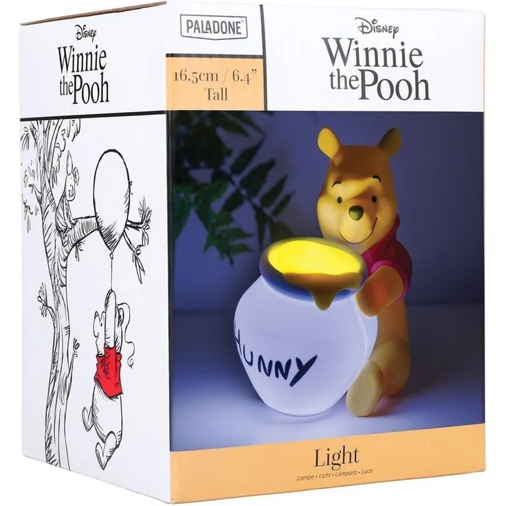 Paladone Winnie The Pooh Hunny Licht - Offiziell Lizenziertes tragbares Nachtlicht 16,5 cm (6,4"), Disney Lampe für Kinderzimmer oder Babyzimmer – Bild 3