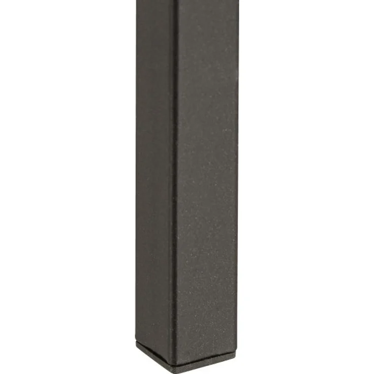 Quadratisches Regal Bambus und Stahl – Bild 6