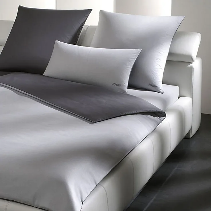 JOOP! Bettwäsche Micro Pattern 4040 09 Silber Mako Satin cm