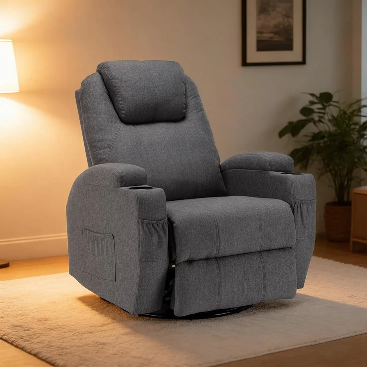 Thanaddo Massagesessel Relaxsessel Massagesessel Fernsehsessel, mit Liegefunktion – Bild 4