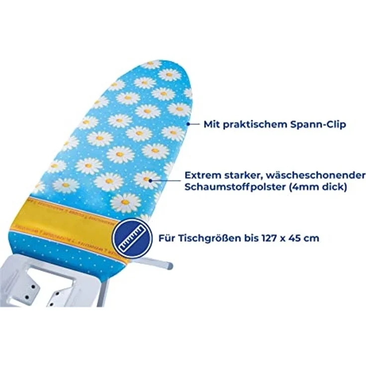 Maximex Bügelbrettbezug Margie, 128 x 54 cm, Blitzbügel-Zone – Bild 4