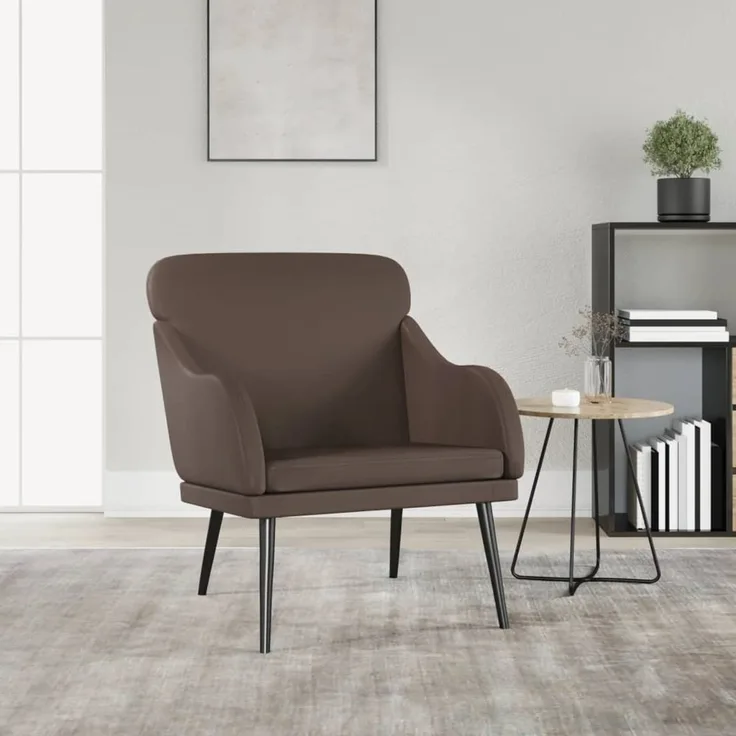 vidaXL Sessel Braun 63x76x80 cm Kunstleder 351426