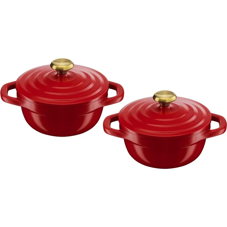 Tefal Topf-Set Air, Aluminiumguss (Set, 4-tlg), 2-tlg, 11 cm, Keramikversiegelung, Kondensationsdeckel, backofenfest – Bild 5