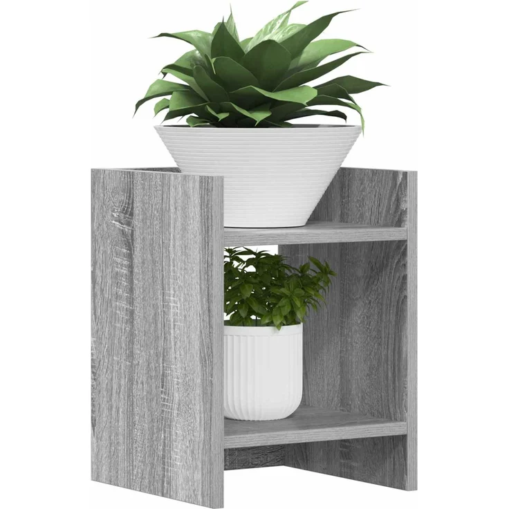 vidaXL Pflanzenständer 2 stk. Sonoma-Grau 30 x 30 x 40 cm 899621 – Bild 3
